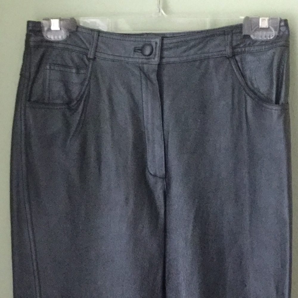 Vtg Reflections Images Of You Black 100%Leather 12